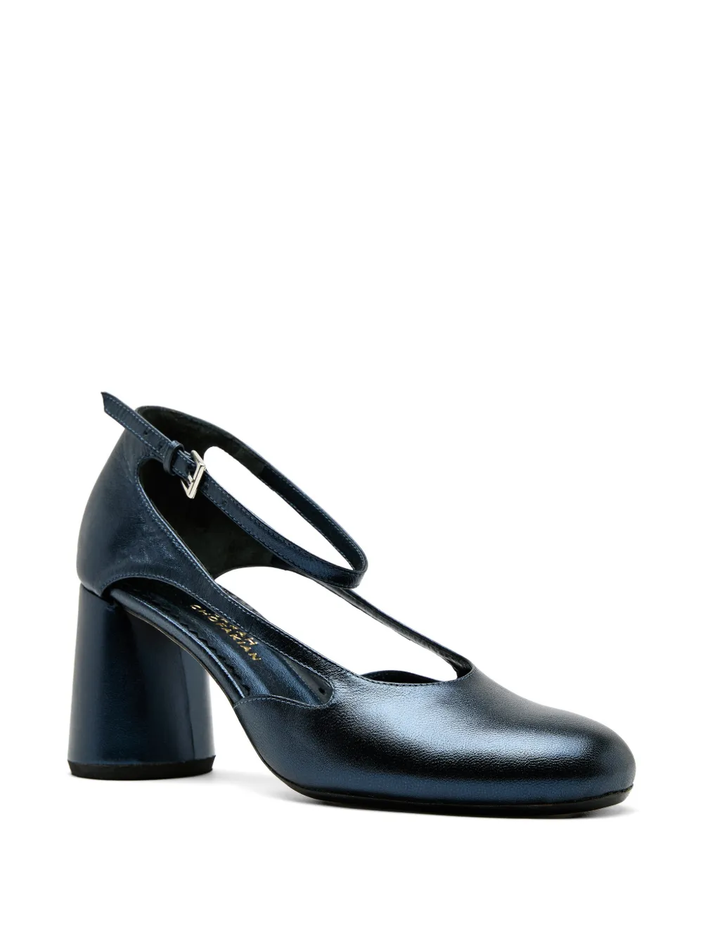 Sarah Chofakian Boneca Alto Paraíso cutout strap pumps Blauw