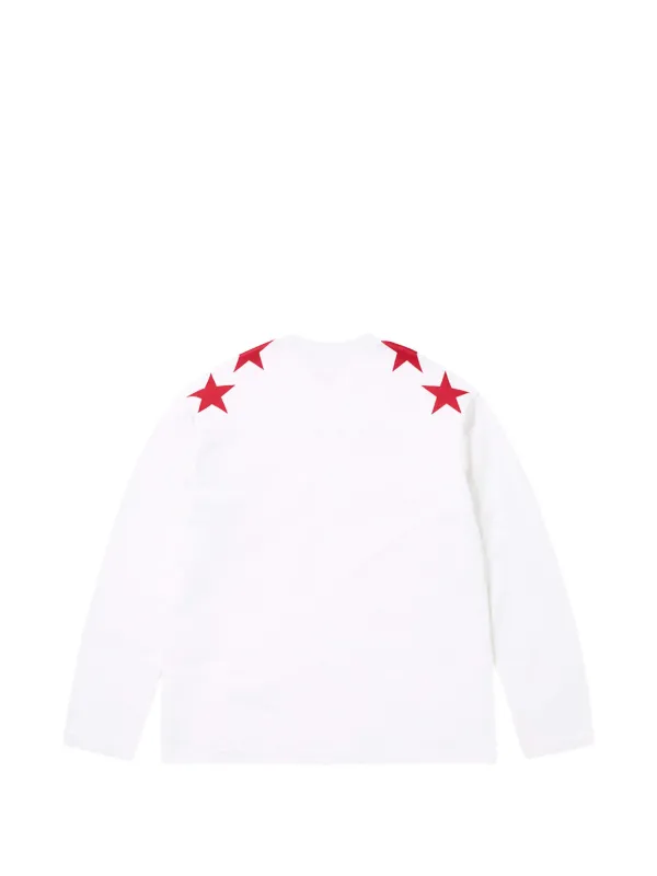 Supreme x Playboy number-print Football Sweatshirt | White | FARFETCH