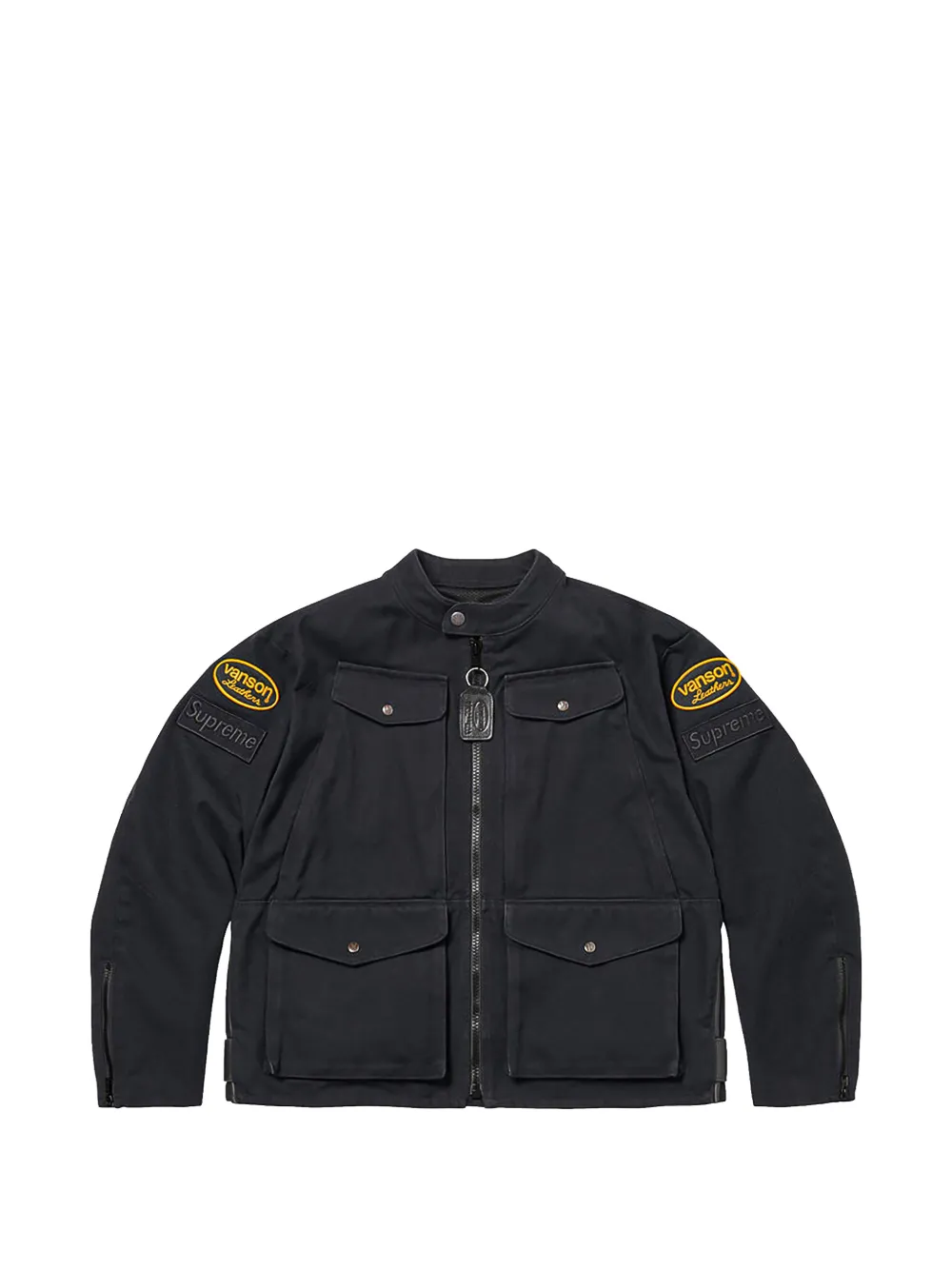 Supreme x Vanson Leathers cordura jacket - Schwarz