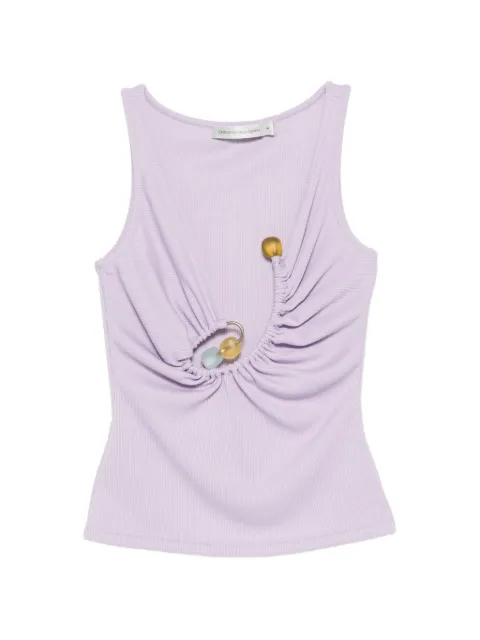 Christopher Esber Spiral tanktop med strandglas