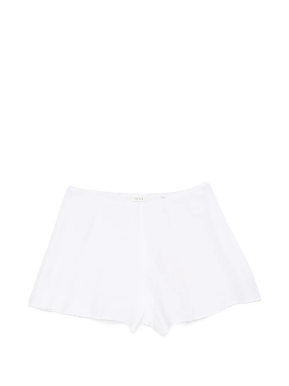 DÔEN Loren linen shorts - White