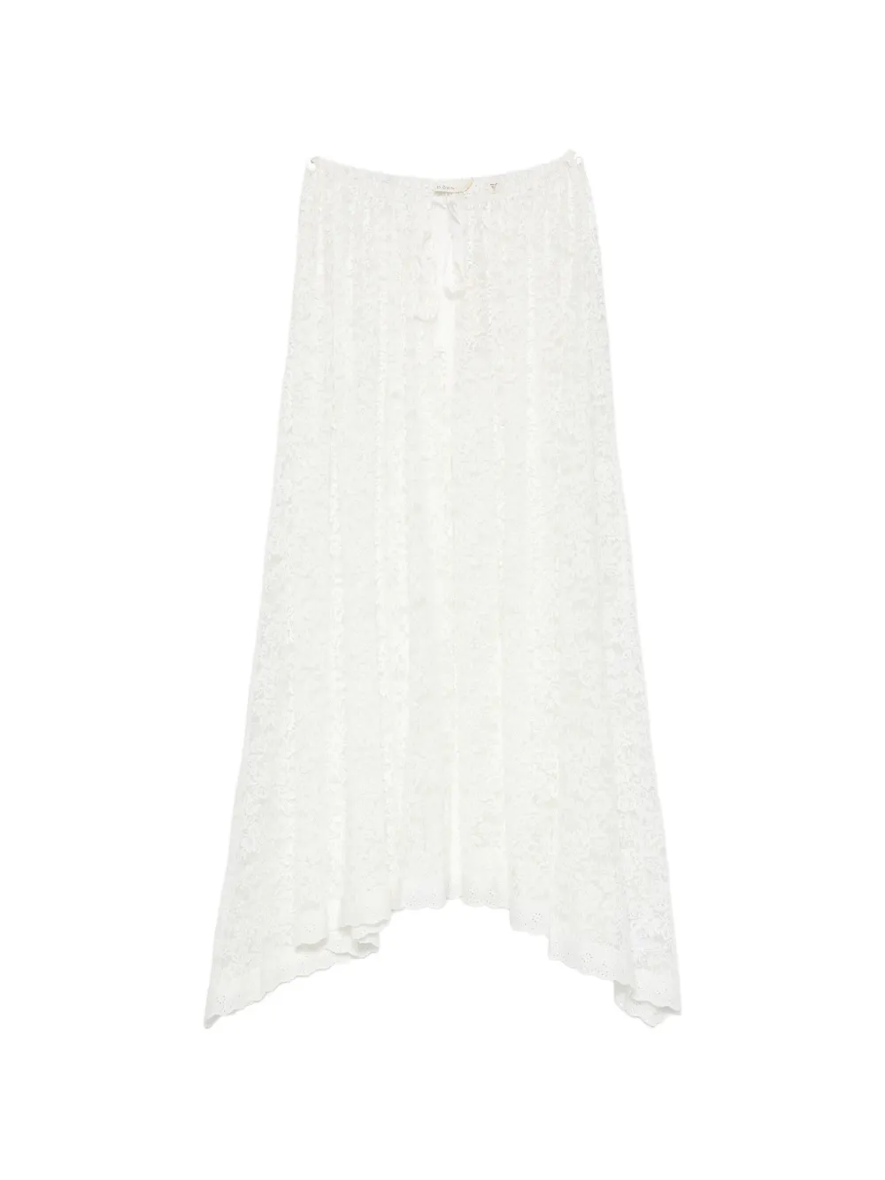 DÔEN Zinnia lace-knit skirt - Bianco