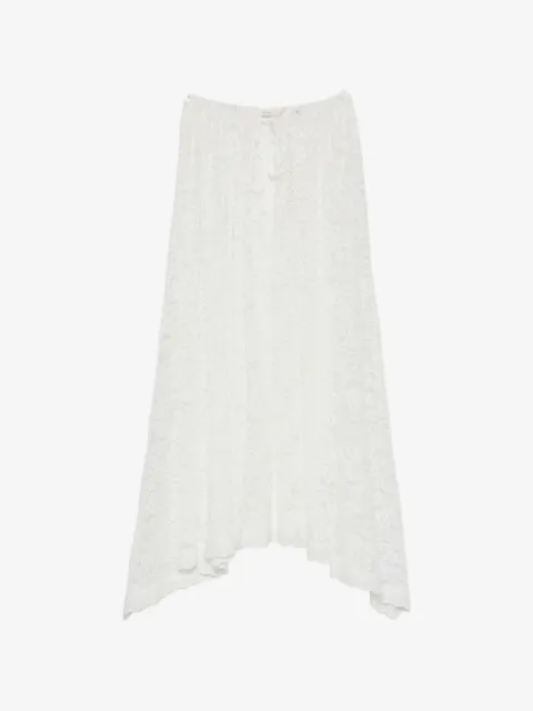 DÔEN Zinnia lace-knit skirt