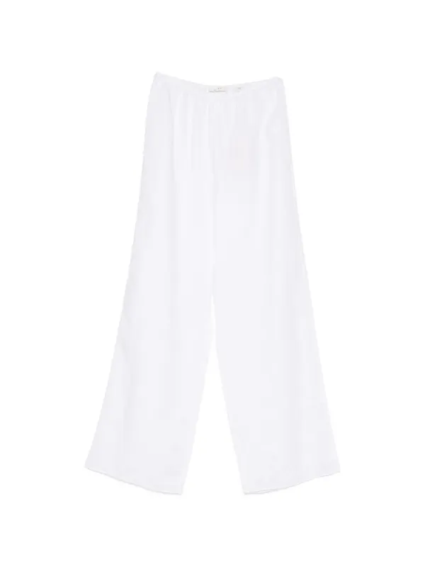 Dôen Lavon Linen Trousers in White