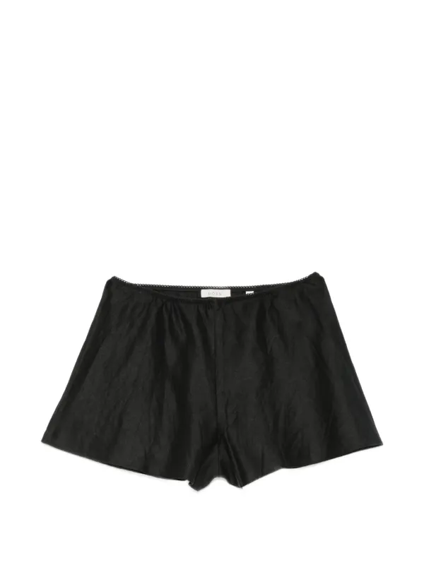 Dôen Loren Linen Shorts in Black