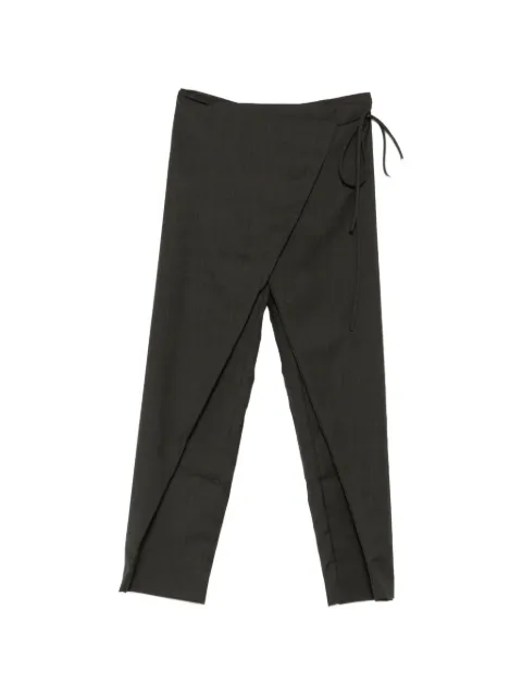 St. Agni Rouleau wrap trousers