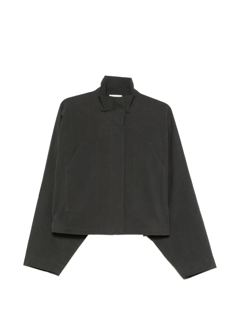 St. Agni technical cotton carpenter jacket iron glaze Grijs