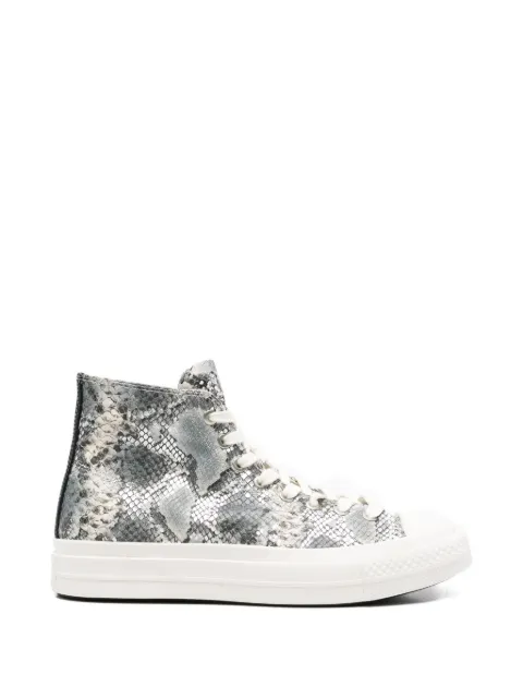 Converse Chuck Taylor All Star snake-effect sneakers