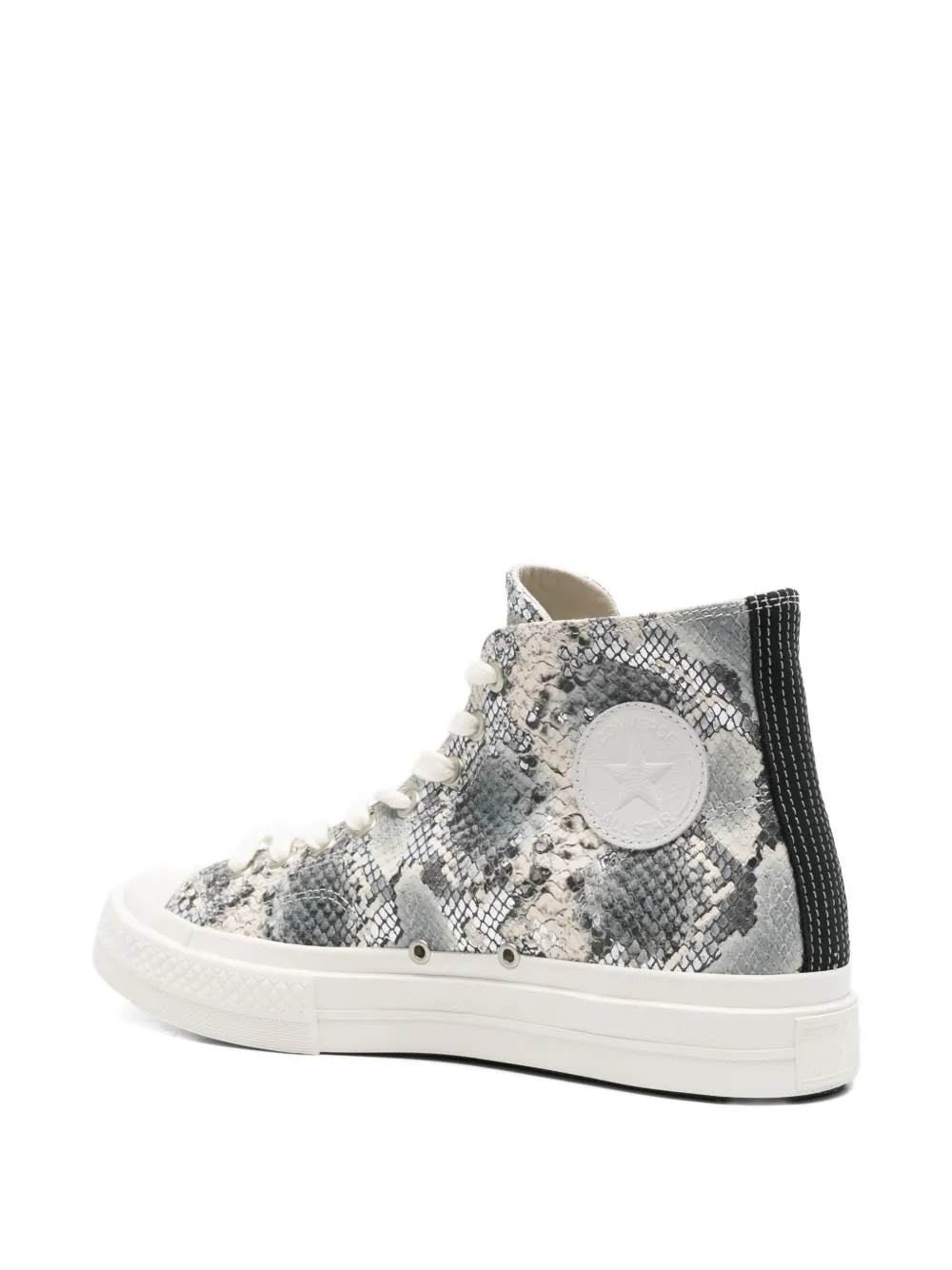 Converse Chuck Taylor All Star sneakers met slangenleer-effect Grijs