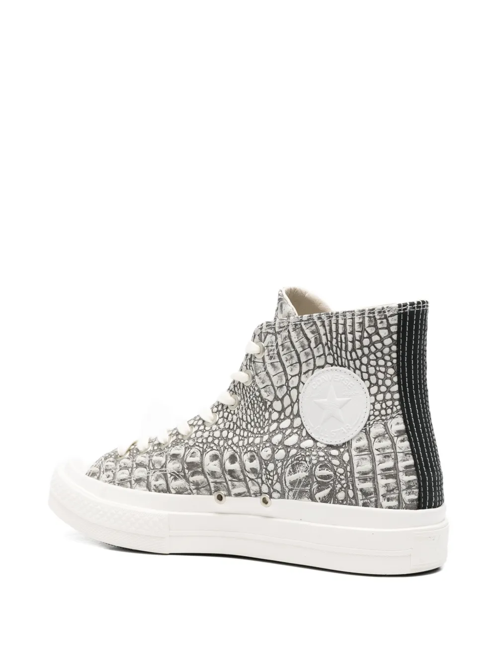 Converse Chuck Taylor All Star sneakers met hagedissenhuid-effect Wit