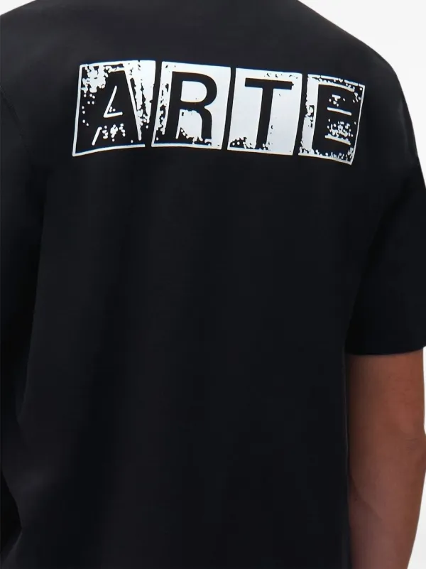 ウェア ARTE ANTWERP GRAPHIC GAME SHIRT Arte Antwerp Graphic T-shirt | Black | FARFETCH ZA