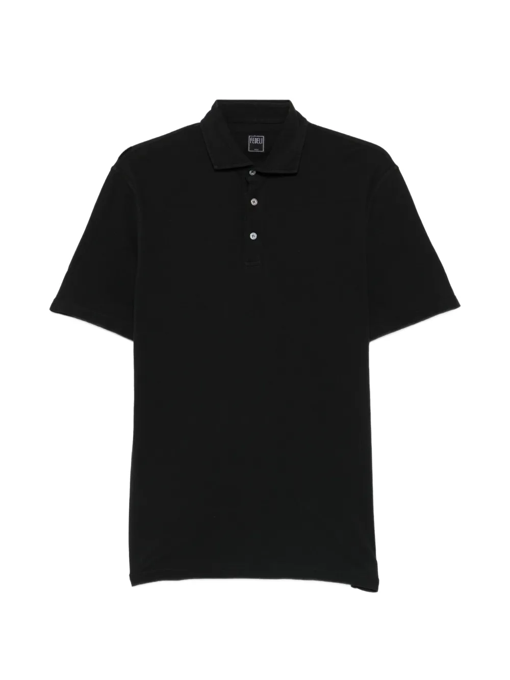 Fedeli short-sleeve polo shirt - Schwarz