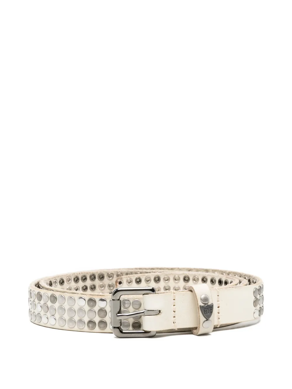 Htc Los Angeles studded leather belt - Toni neutri