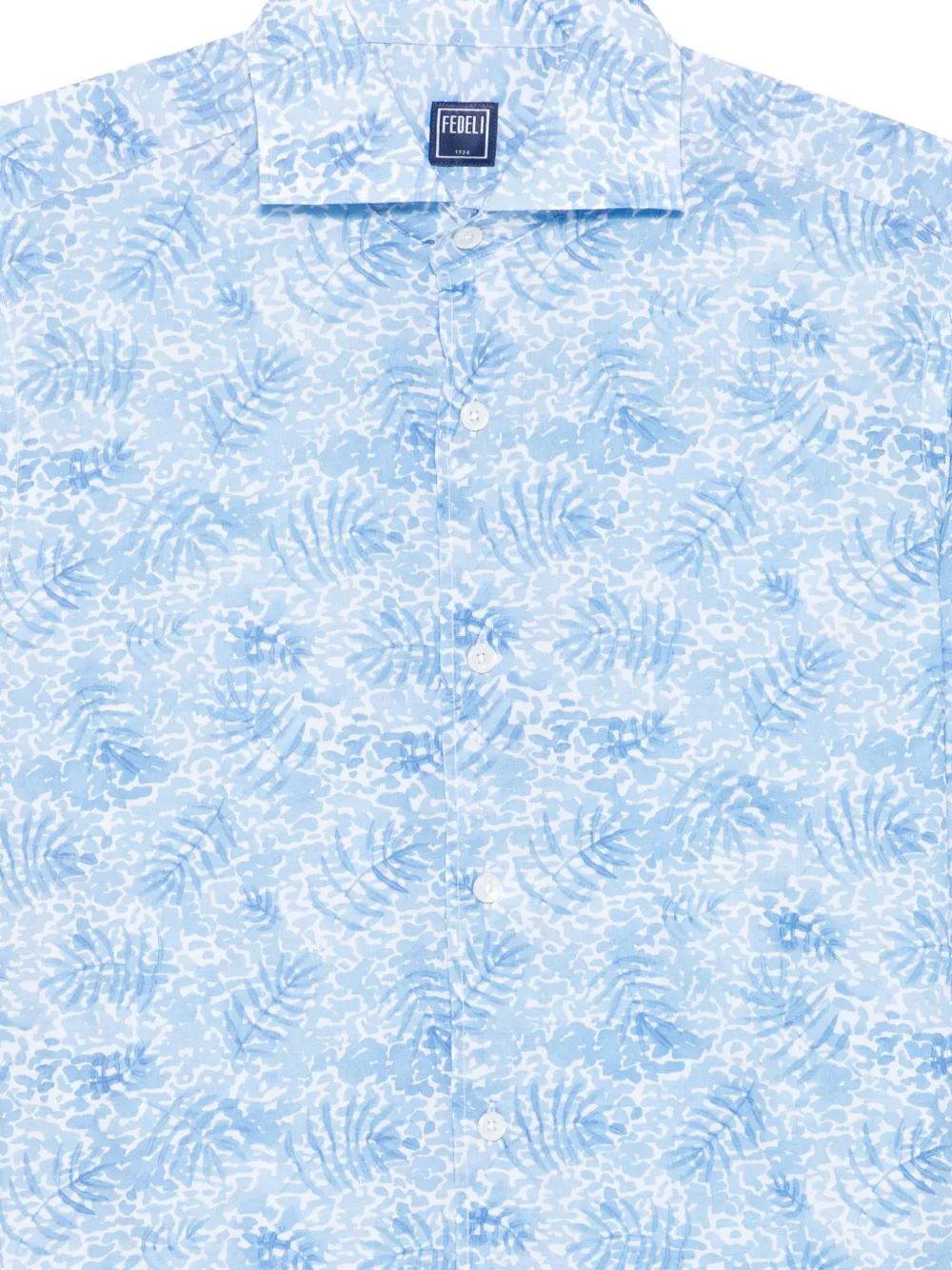  Fedeli Camicia A Fiori - Blu 