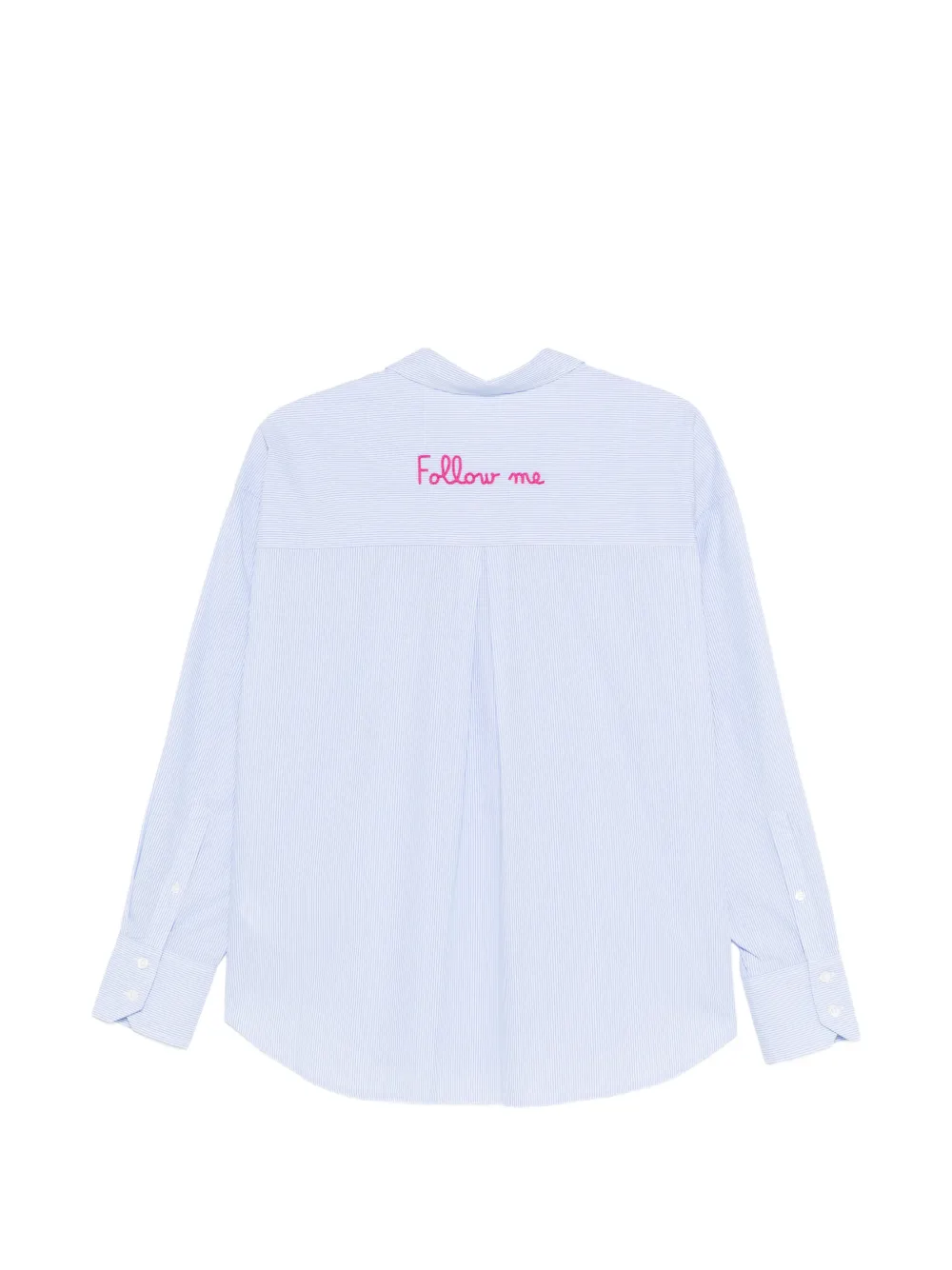 MC2 Saint Barth Cristal gestreepte blouse met borduurwerk Blauw