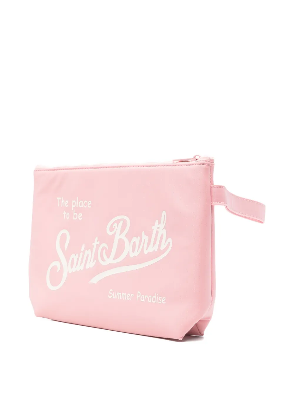 MC2 Saint Barth Aline clutch met logo-print Roze