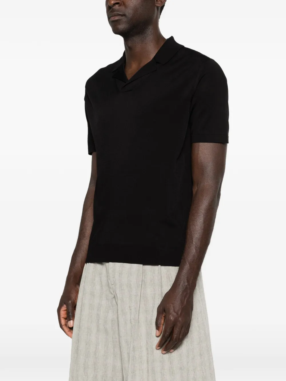 Roberto Collina T-shirt met V-hals Zwart