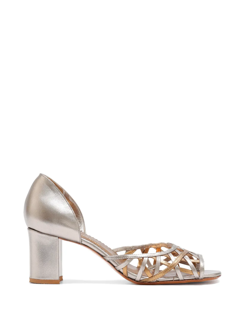 Sarah Chofakian Palácio de Tokyo woven sandals Zilver