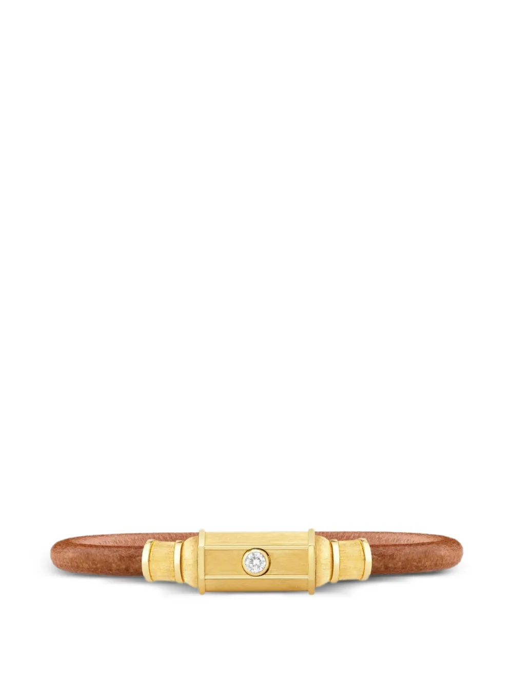 Marie Lichtenberg Bracciale Lasso Locket con diamanti - Oro