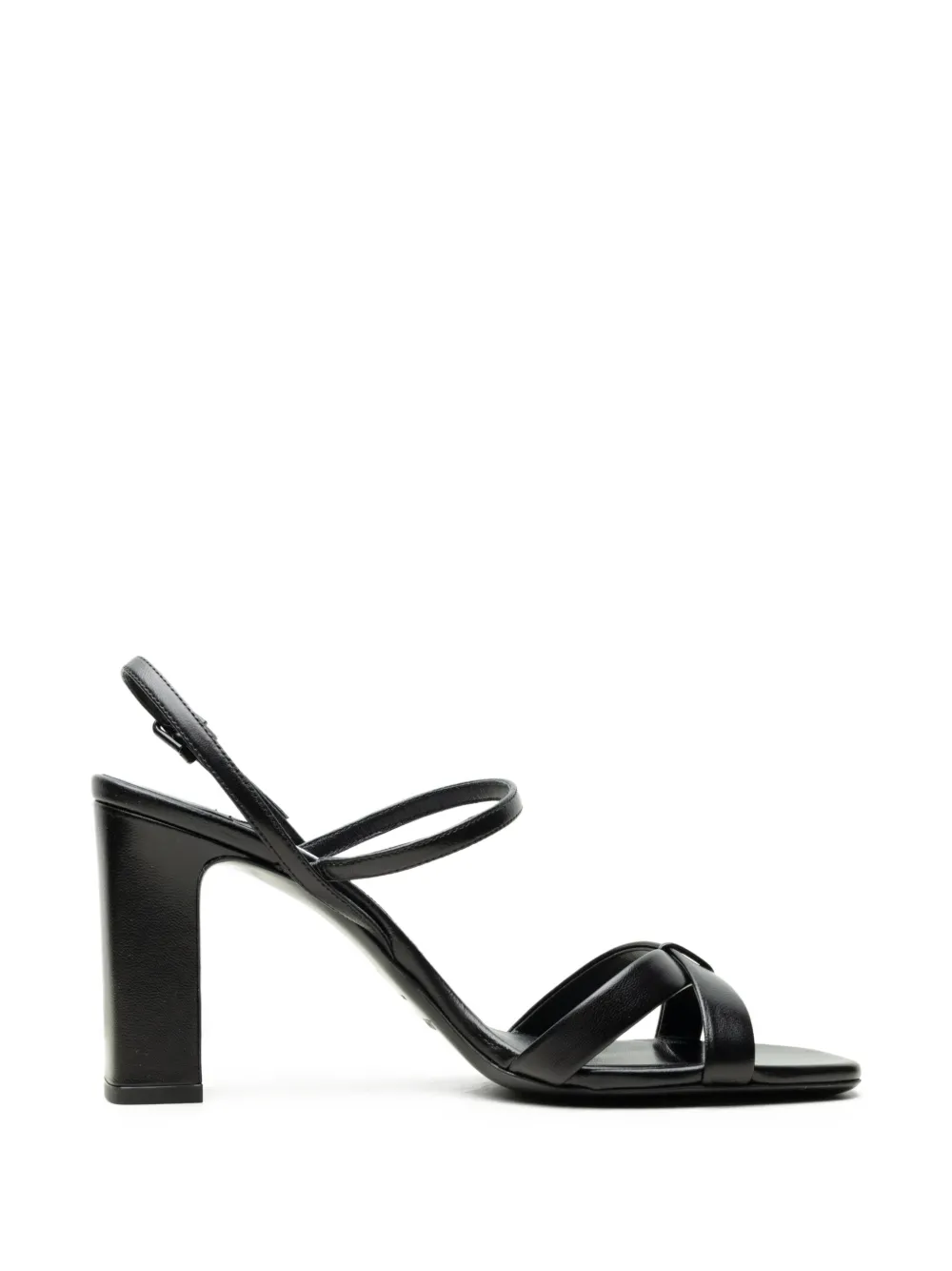 Jimmy Choo Elsy crossover-strap block-heel sandals - Black