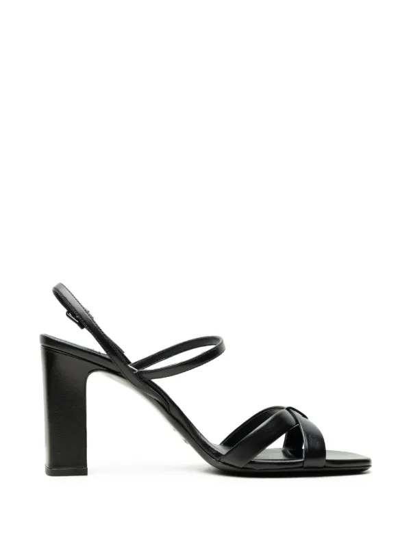 Jimmy Choo Elsy クロスストラップ サンダル | ブラック | FARFETCH JP