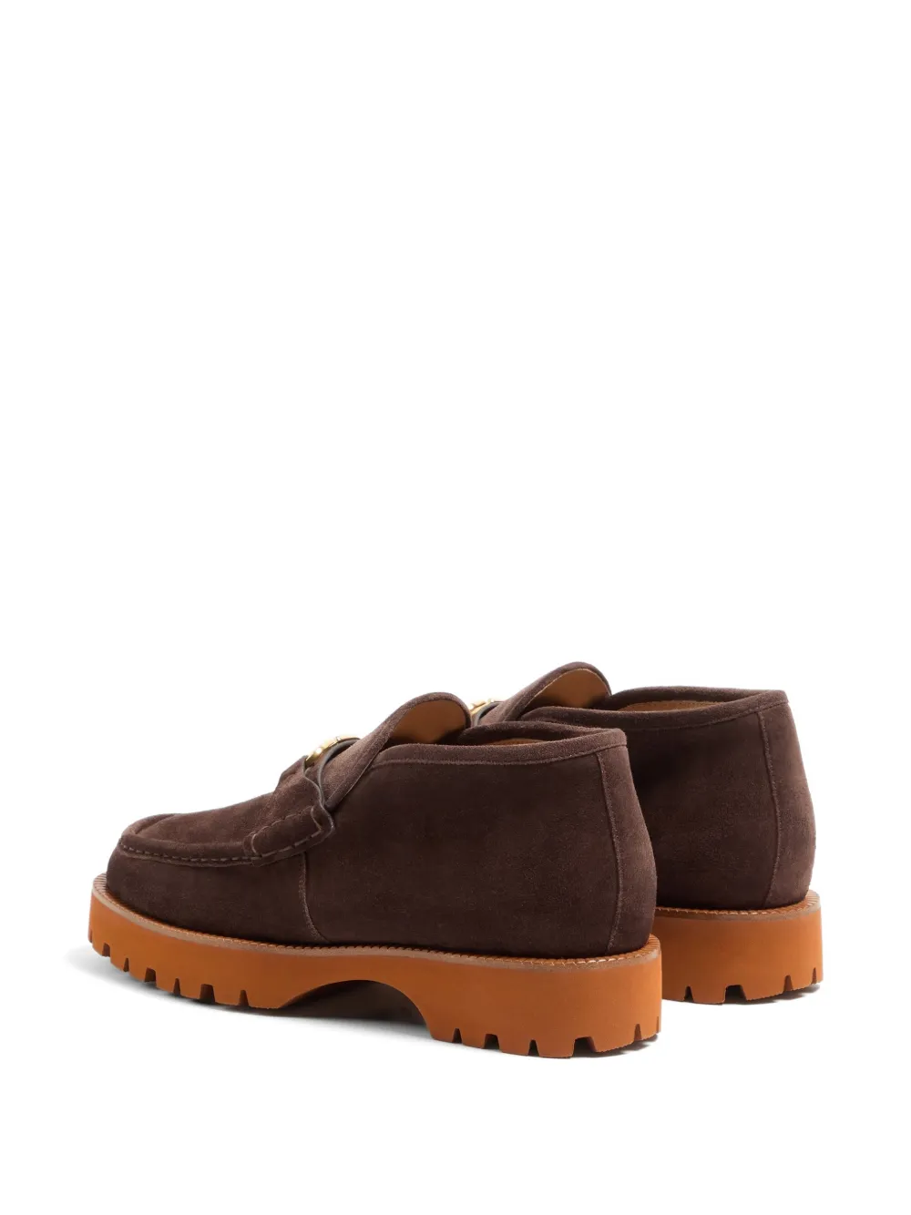 Valentino Garavani Lord chunky leren enkellaarzen Bruin