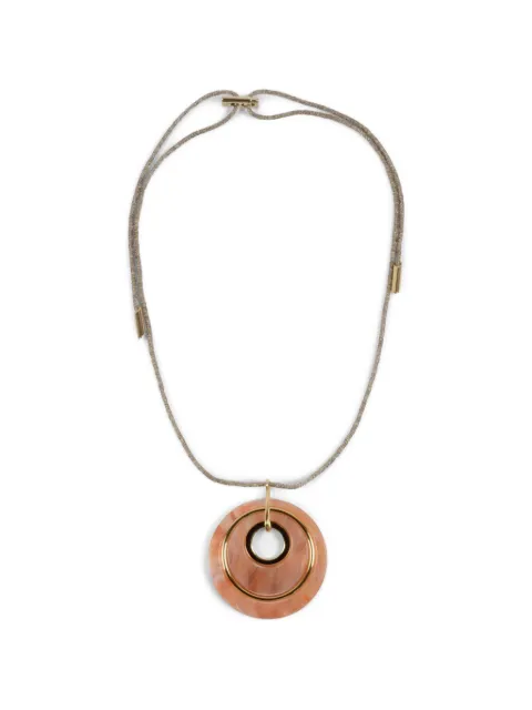 Emporio Armani collar con colgante redondo