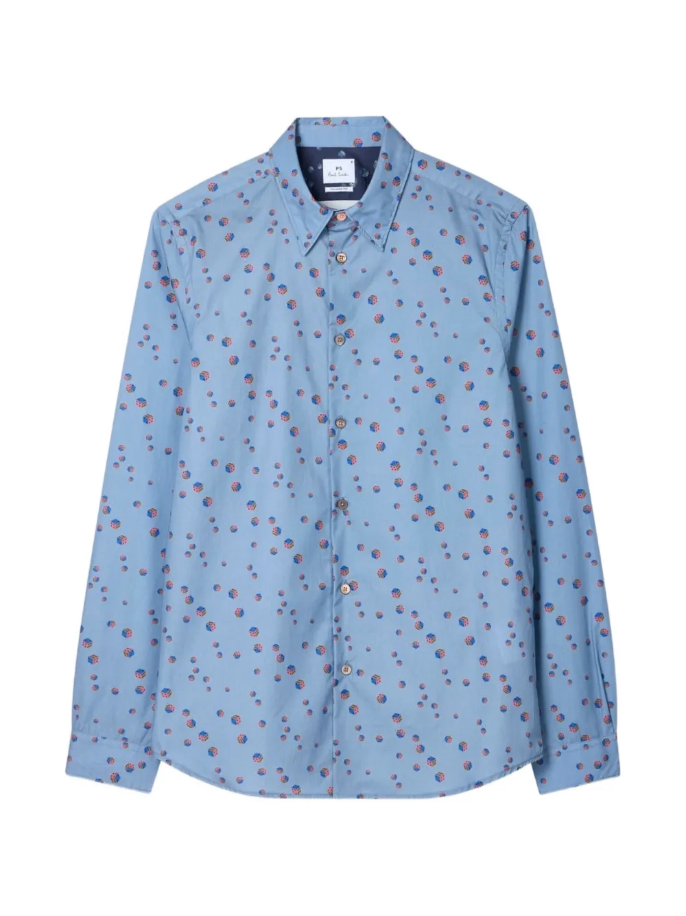 PS Paul Smith printed shirt - Blu