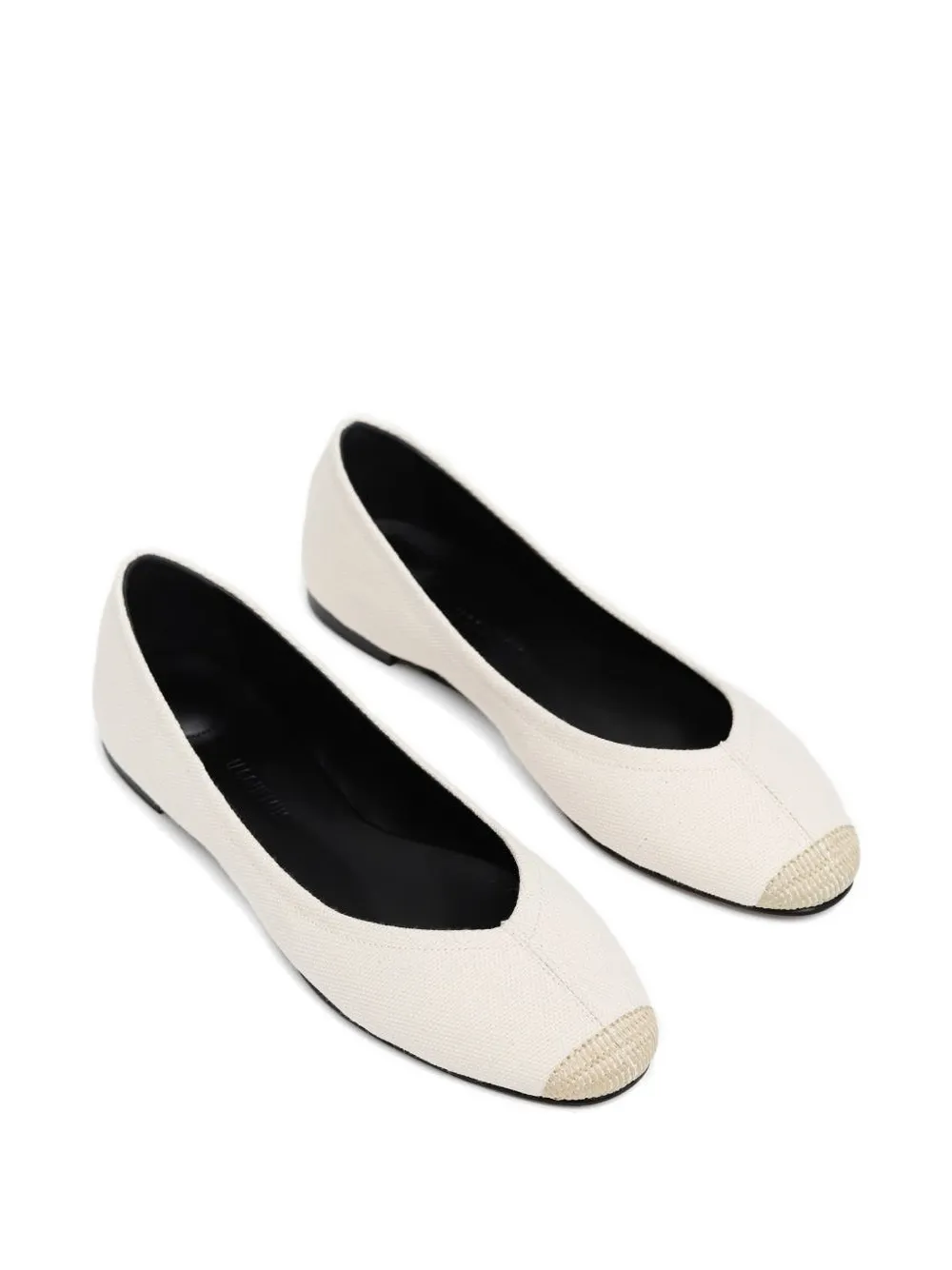 Jacquemus Ballerina's met teendetail Beige