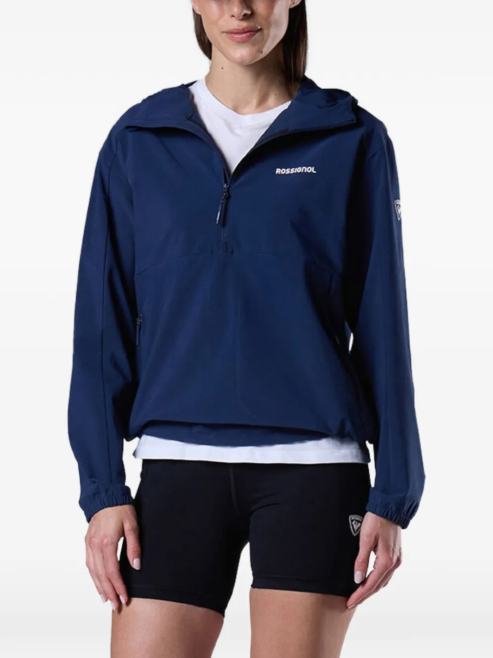 Rossignol veste à capuche zippée extensible - Bleu Rossignol veste à capuche zippée extensible - Bleu