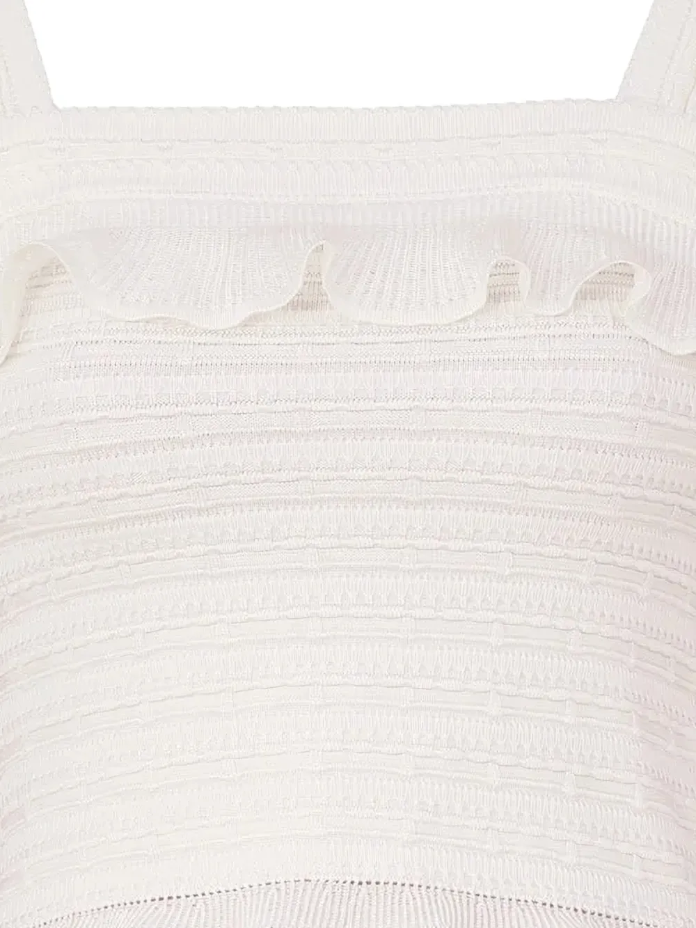  Zimmermann Luna Ruffled Top - White 