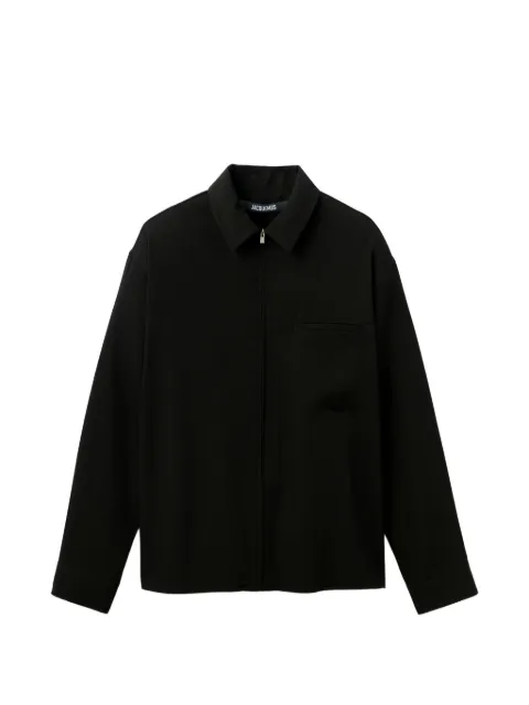 Jacquemus Mecano chest-pocket zip shirt