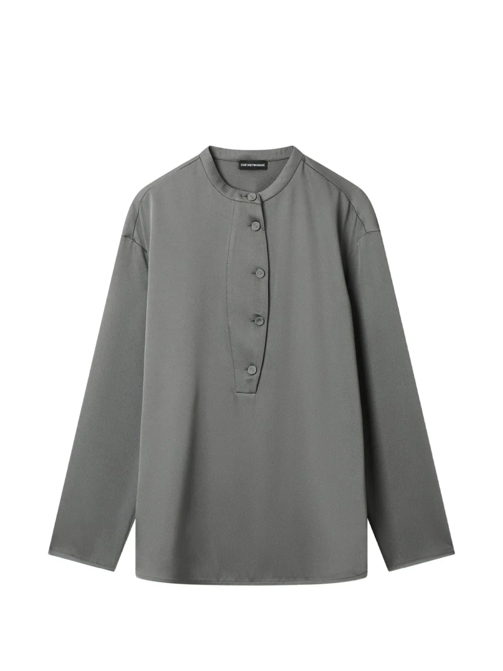 Emporio Armani button-fastening blouse - Grigio