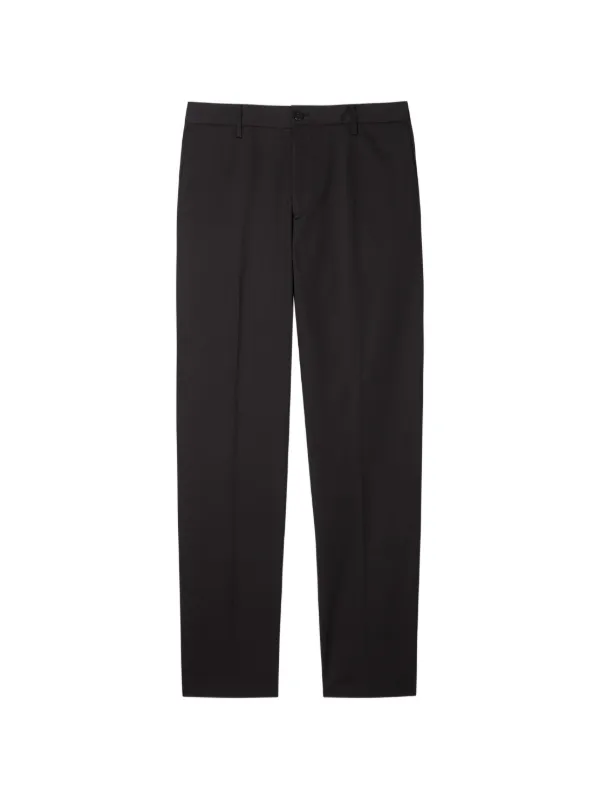 Paul Smith Fine Cotton-twill Trousers in Black
