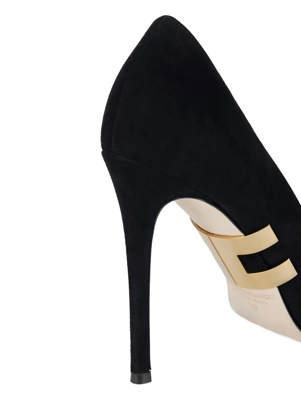 Elisabetta Franchi Pumps met puntige neus Zwart