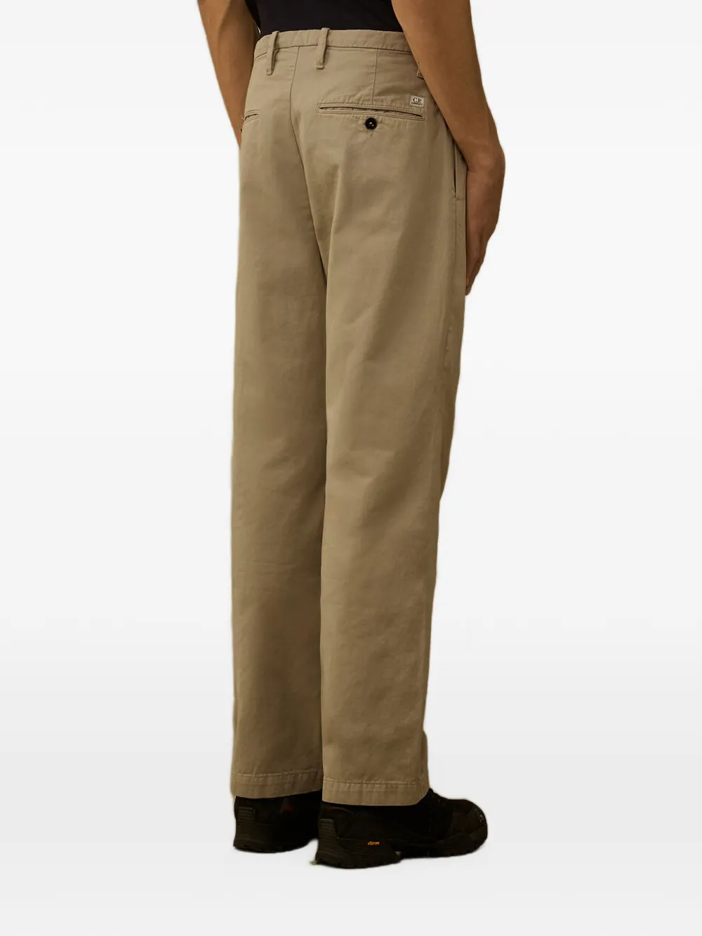 C.P. Company Straight plooibroek Beige