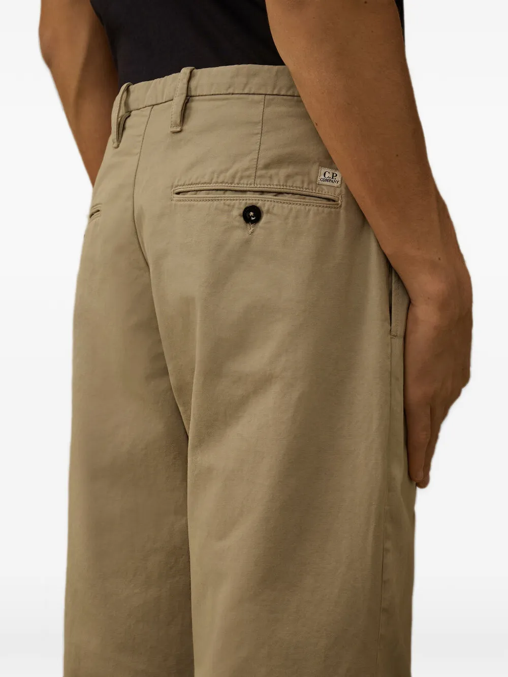 C.P. Company Straight plooibroek Beige