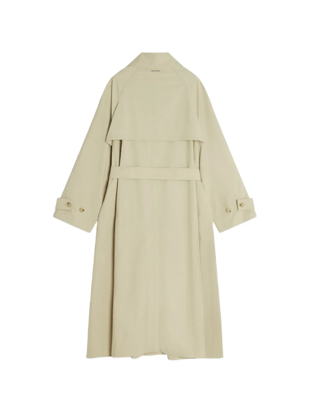 Maison Kitsuné Trenchcoat met ceintuur Beige