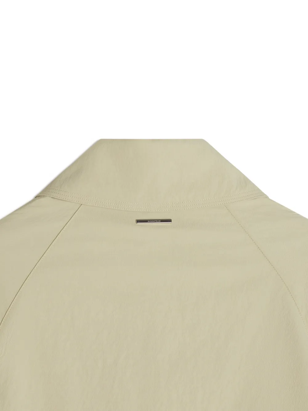 Maison Kitsuné Trenchcoat met ceintuur Beige