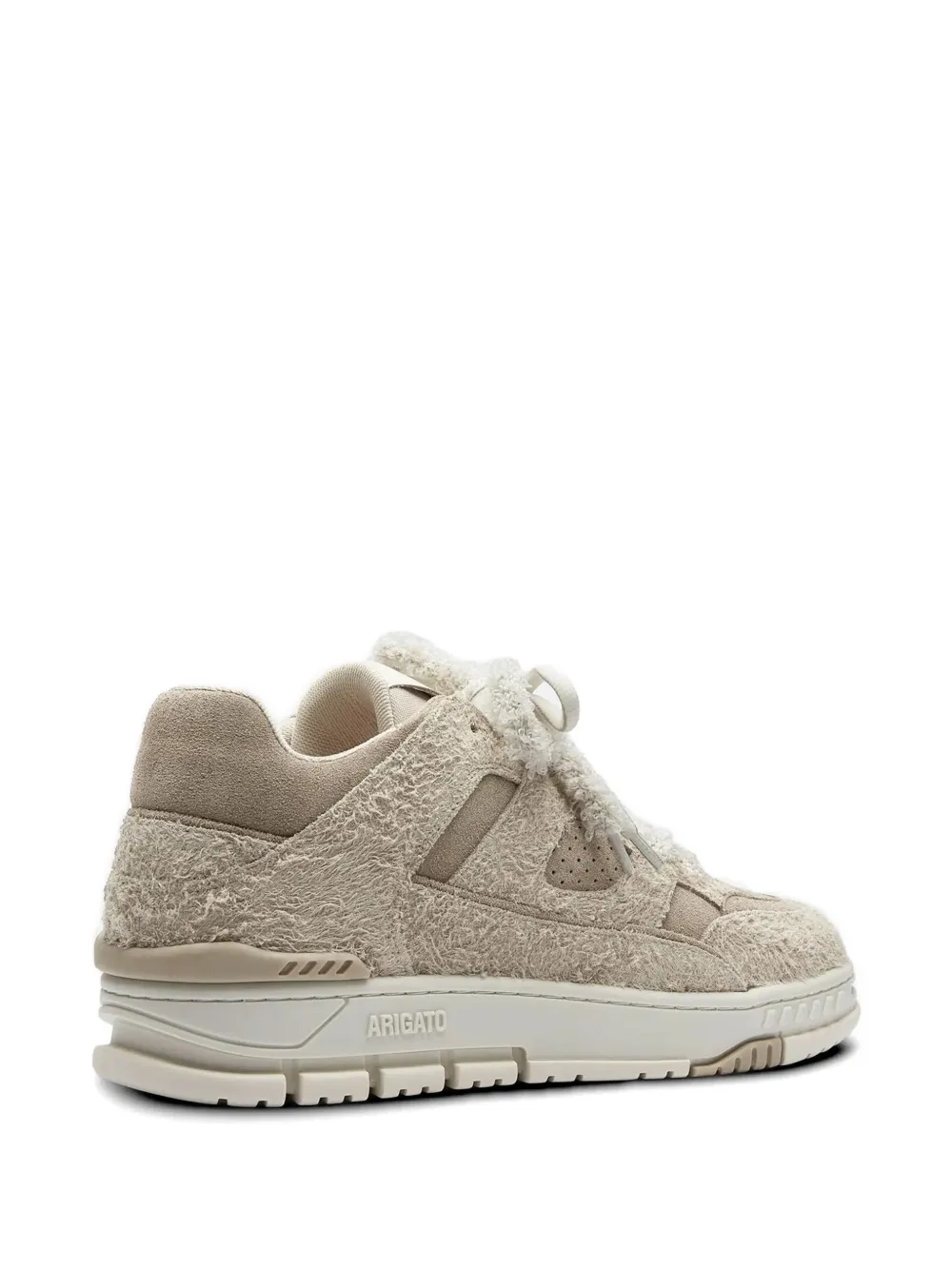 Axel Arigato Area Lo lace-up suede sneakers Beige