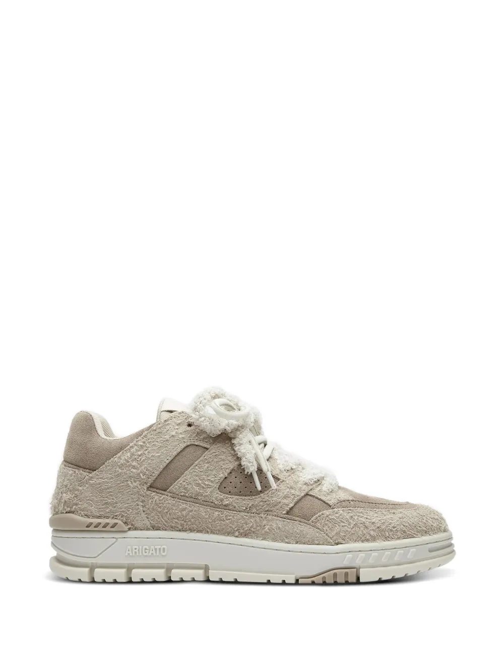 Axel Arigato Area Lo lace-up suede sneakers Beige