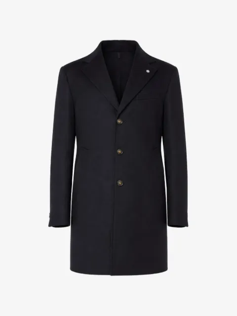Manuel Ritz brooch-detail coat