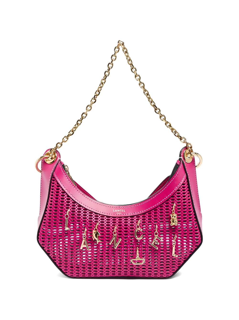 Lancel zip-fastening shoulder bag - Pink