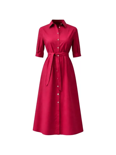 LIU JO button-up belted shirt dress
