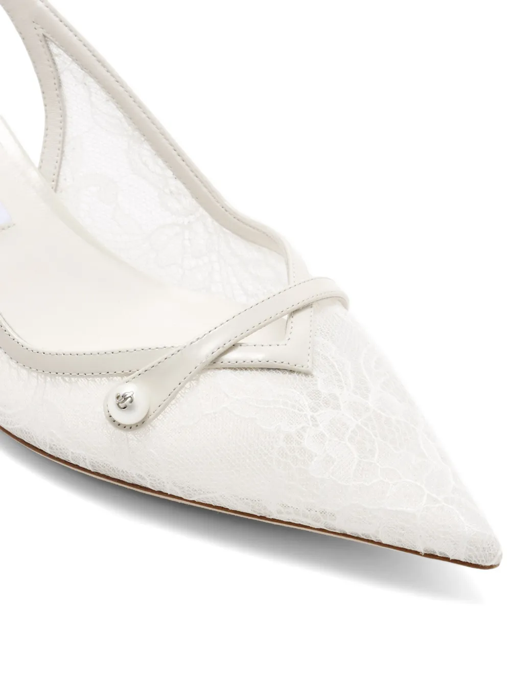 Jimmy Choo Amita pumps met puntige neus Wit