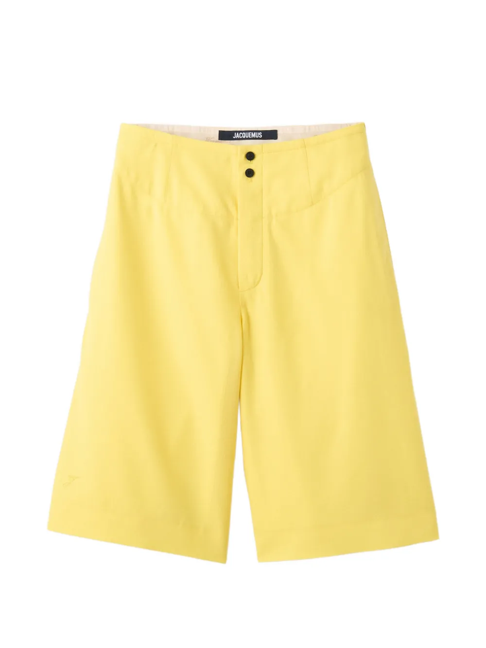 Jacquemus Shorts The Moisson con logo - Giallo