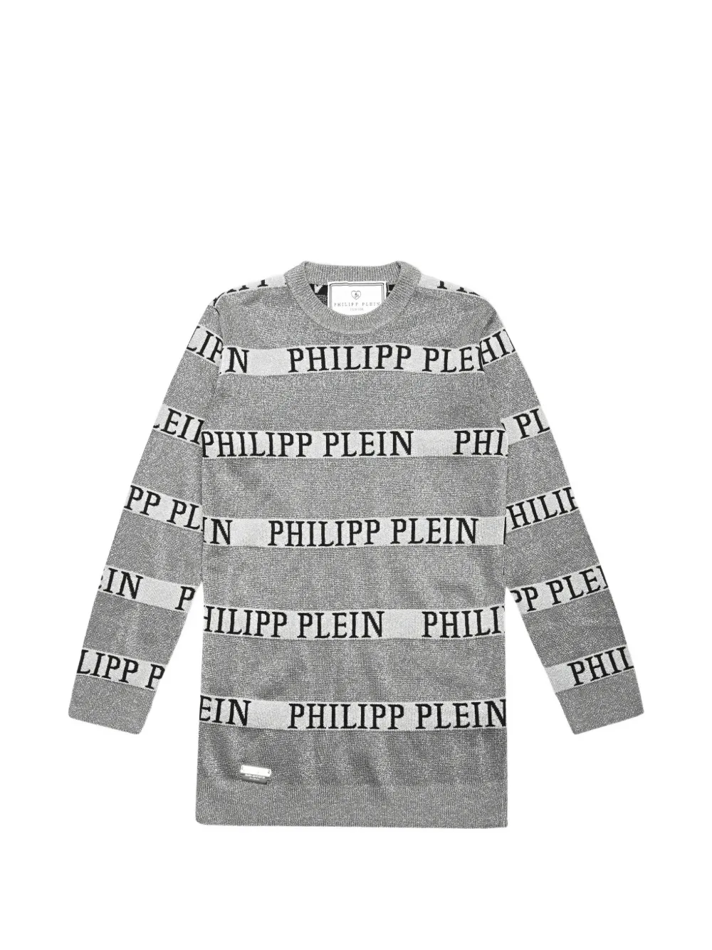 Philipp Plein Junior knit dress - Grey