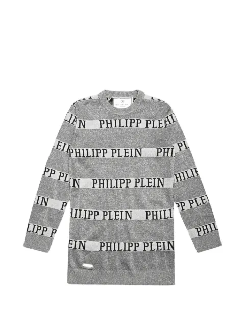 Philipp Plein Junior robe courte en maille