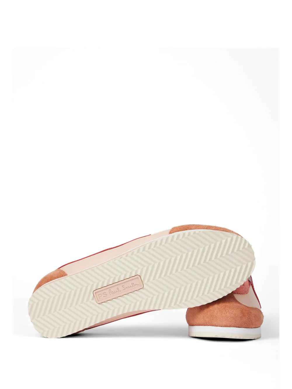 Paul Smith Jasmine suede-appliqué sneakers Roze