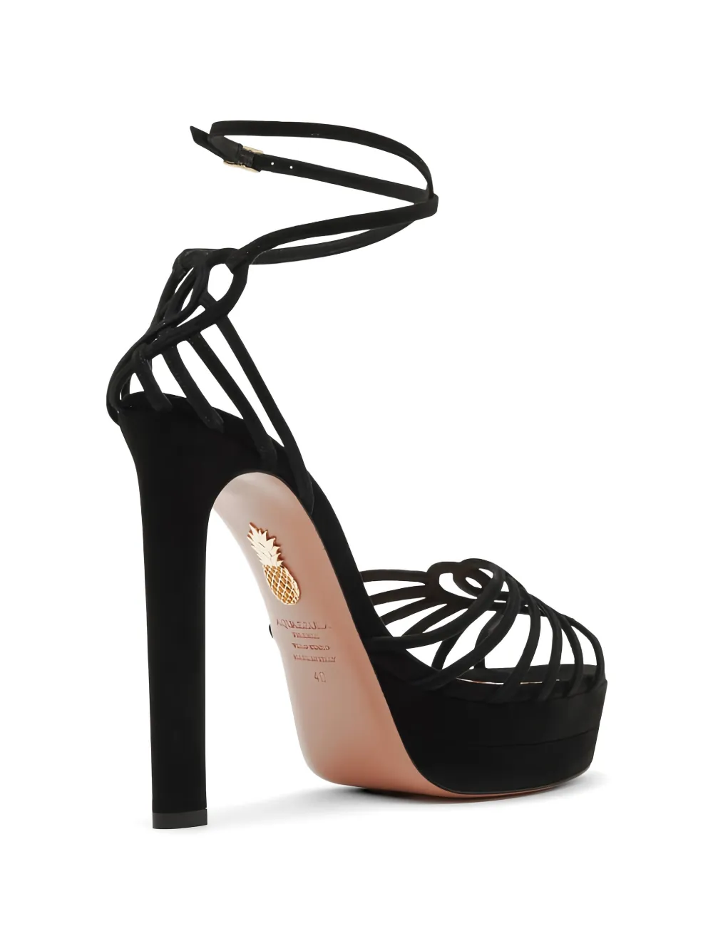 Aquazzura Sweetheart sandalen met plateauzool Zwart